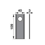 Rootoritera Kverneland, ESTRE, Kuhn 109x40x20,5mm