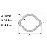 Kardaanitoru AW35/AW22 sise 39.5x4.5 