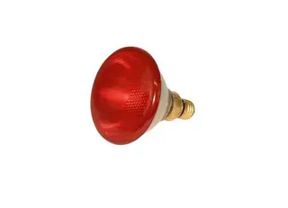 Soojenduspirn 100W 230V punane tugevdatud E27