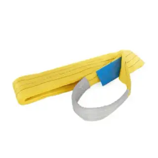 Flat webbing sling 3T 4M 90mm yellow with eyes