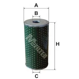 Õlifilter GAZ-53 10-AHT-102 30x101x196mm