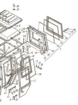 Rear window T-25 T30.45.200 (660x890mm)