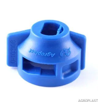 Injector nut SW8/SW10 blue