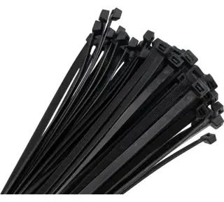 Cable ties 7.8x360mm black 100pcs