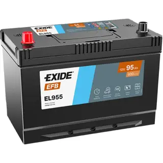 Battery 95Ah 800A 306x173x222mm Exide START-STOP EA955 (+/-)