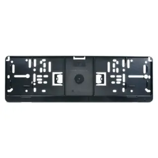 Number plate holder black EURO 520x113mm