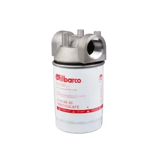 Tank filter kit with 1" filter