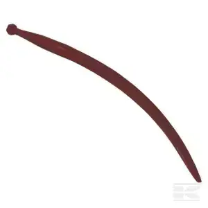 Tine curved L-810mm Ø36mm M22x1.5mm thickness (18/27mm)