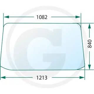 Tagaklaas MTZ 80-6700011 (1205/1082x841mm) suur kabiin