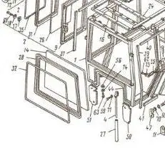 Windscreen T-25 T30.45.150 (1025x805mm)