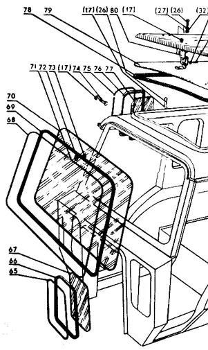 Windscreen T-40 T25-6703021