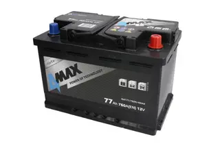 Battery 77Ah 760A 278x175x190mm B13 4MAX (-/+)