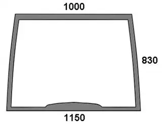 Esiklaas Case IH JXU, New Holland TLA, 82002183