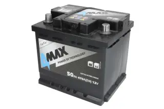 Battery 50Ah 470A 207x175x190mm R+ 4MAX