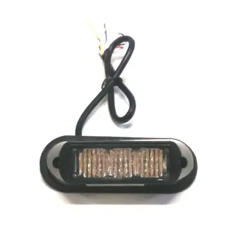 Surface-mount LED beacon amber 12/24V 12W ECE R10,R65