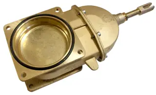 Slurry gate valve 125mm 5" bolted mounting