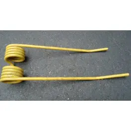 Finnish tedder tine, right/yellow, black
