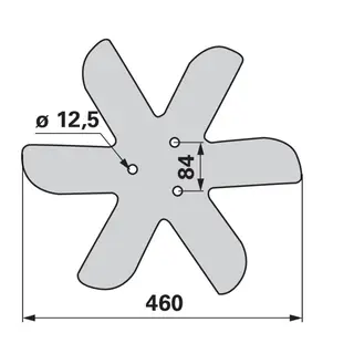 Ääreketas Horsch ¤460x6mm (3) (P) 00310892