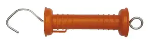 Gate handle for wire (orange) with spring