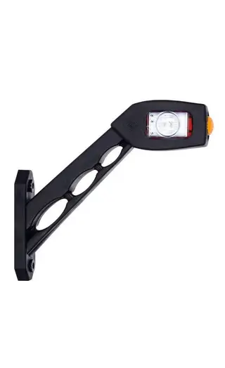 LED side marker light with stalk 12/24V left