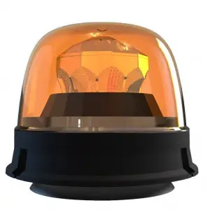 LED beacon with magnet 12/24V (10xLED) yellow R65 R10 28W