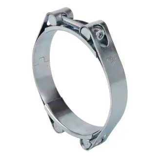 Vooliku klamber 5" voolikule ¤125mm 130-140mm 2-e poldiga tsingitud