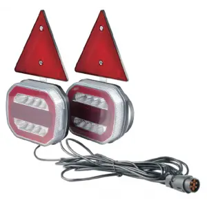 Pukseerimistuled LED magnetiga juhe 7.5+2.5M 12/24V