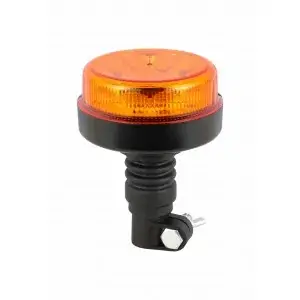 LED flashing beacon yellow with flexible base 12/24V 16W 153x116mm R10,R65