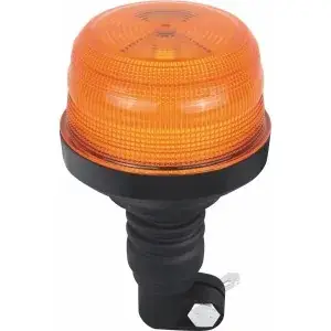 LED flashing beacon with pin yellow 12/24V (10xLED) R65, R10, 25W