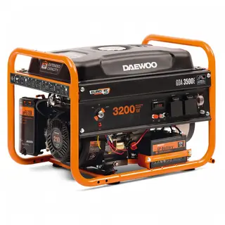 Bensiini generaator Daewoo ,nominal 3.2KW 3.2/2.8Kw 2x230V