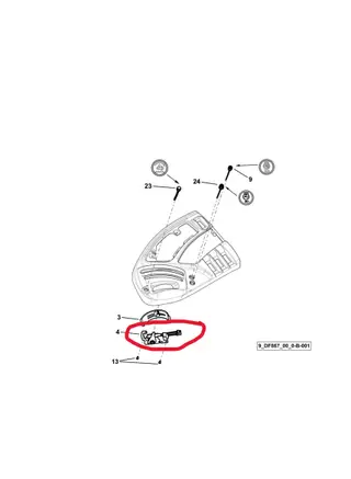 Käsigaas DEUTZ-FAHR 0.021.5683.4