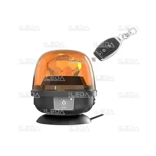 Vilkur LED oranz  12/24V 15W  ECE R65,R10 laaditav juhtmevaba puldiga