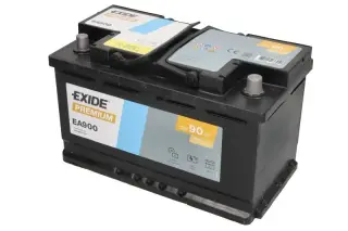 Battery 90Ah 720A 315x175x190 Exide Premium EA900