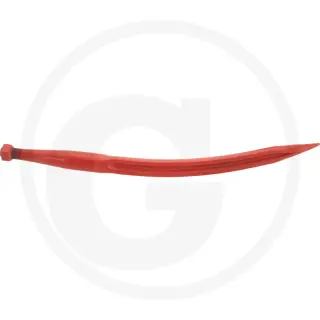 Curved tine L=600mm Ø36mm M22x1.5