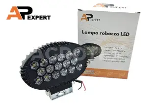 LED töötuli 12-24V 51W 20000lm 140x90x37mm hajutatud